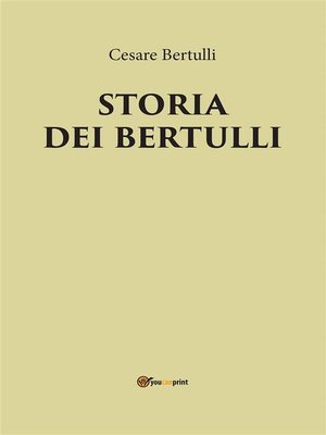 cover image of Storia dei Bertulli